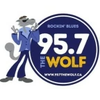 logo 95.7 The Wolf